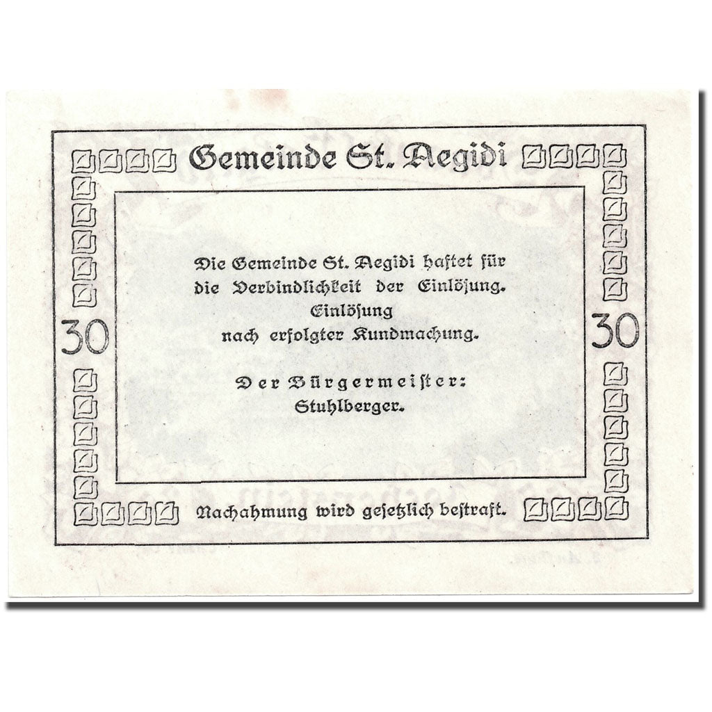 Banknote, Austria, Donautalnotgeld O.Ö. der Gemeinden, 30 Heller, paysage 1