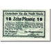 Banknote, Germany, Stade, 10 Pfennig, graphique, 1918, 1918-10-01, UNC(63)