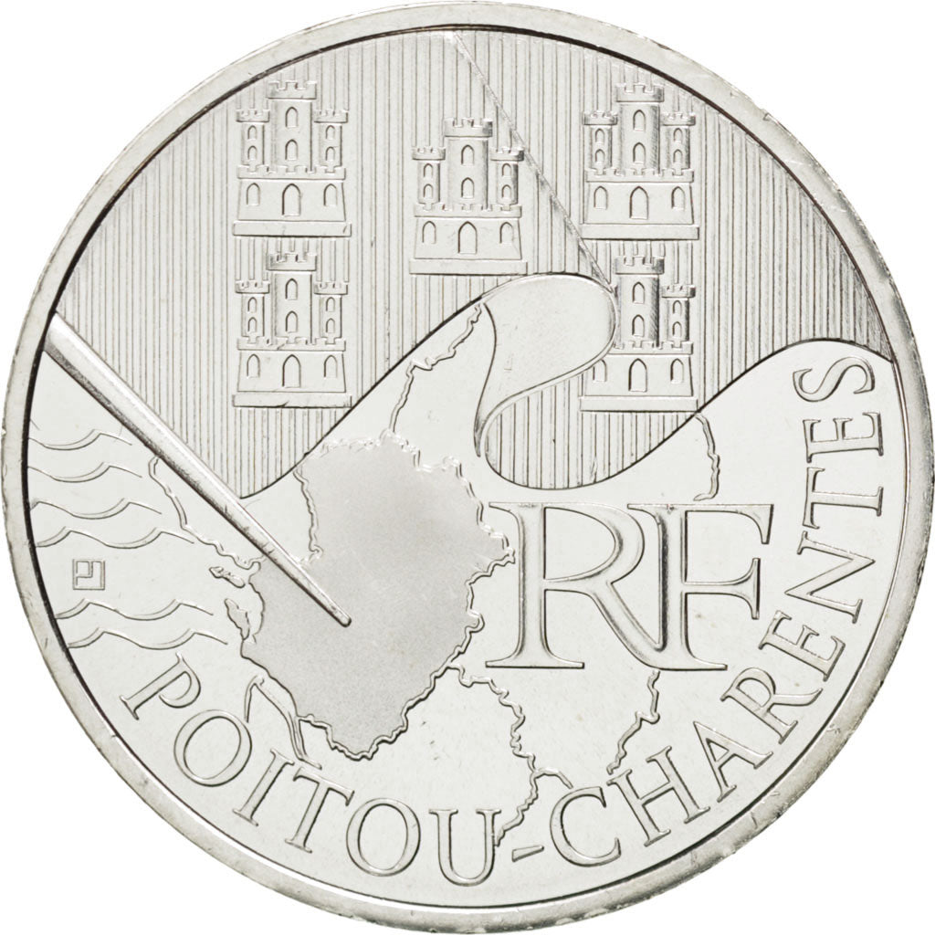 FRANCE, 10 Euro, 2010, Paris, KM #1667, MS(63), Silver, 29, 10.00