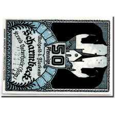 Billet, Allemagne, Scharmbeck Stadt, 50 Pfennig, Eglise 1, 1920, 1920-12-01