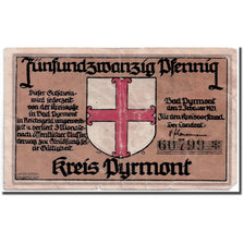 Banknote, Germany, Pyrmont, 25 Pfennig, personnage, 1921, 1921-02-02, UNC(63)
