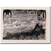 Banknote, Austria, Eggenburg, 50 Heller, paysage, 1920, 1920-12-31, UNC(63)