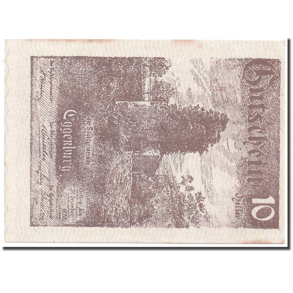 Banknote, Austria, Eggenburg, 10 Heller, paysage, 1920, 1920-12-31, UNC(63)