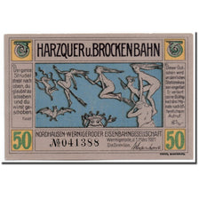 Banknote, Germany, Wernigerode, 50 Pfennig, Animaux, 1921, 1921-03-01, UNC(63)