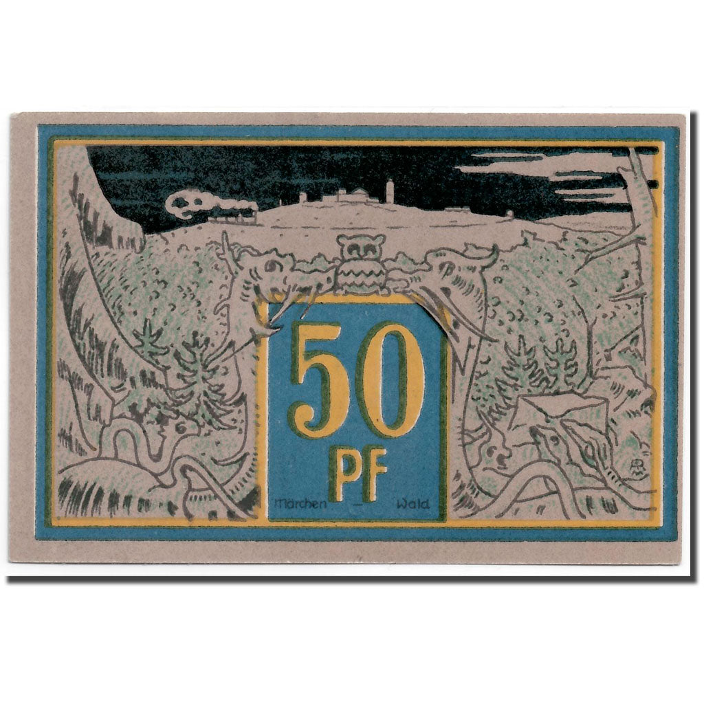 Banknote, Germany, Wernigerode, 50 Pfennig, Animaux, 1921, 1921-03-01, UNC(63)