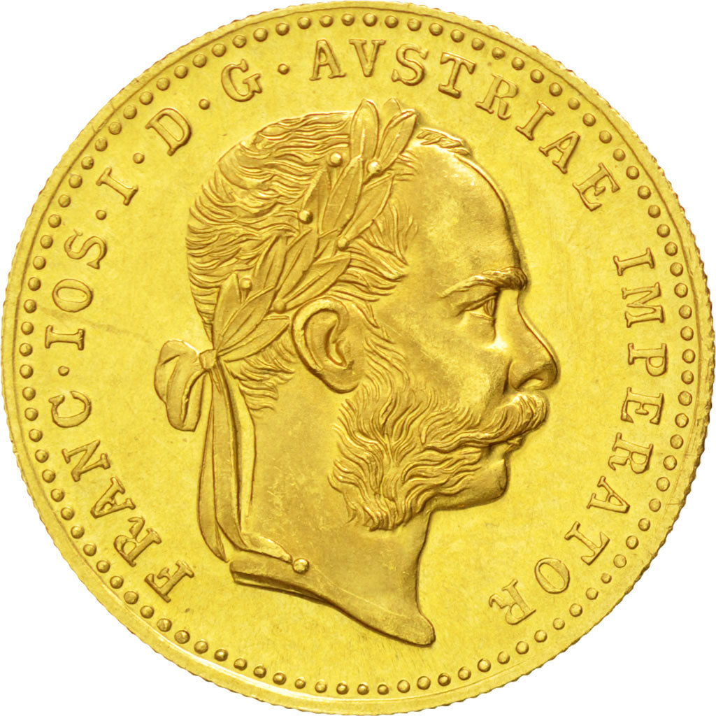 AUSTRIA, Ducat, 1915, KM #2267, MS(63), Gold, 3.51