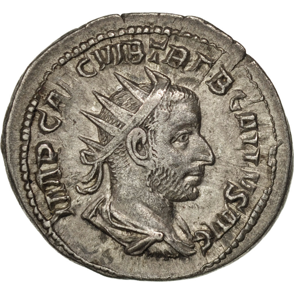 Trebonianus Gallus, Antoninianus, Rome, AU(50-53), Billon, RIC #39, 4.74