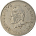 Moneta, Nowa Kaledonia, 10 Francs, 1967, Paris, AU(50-53), Nikiel, KM:5