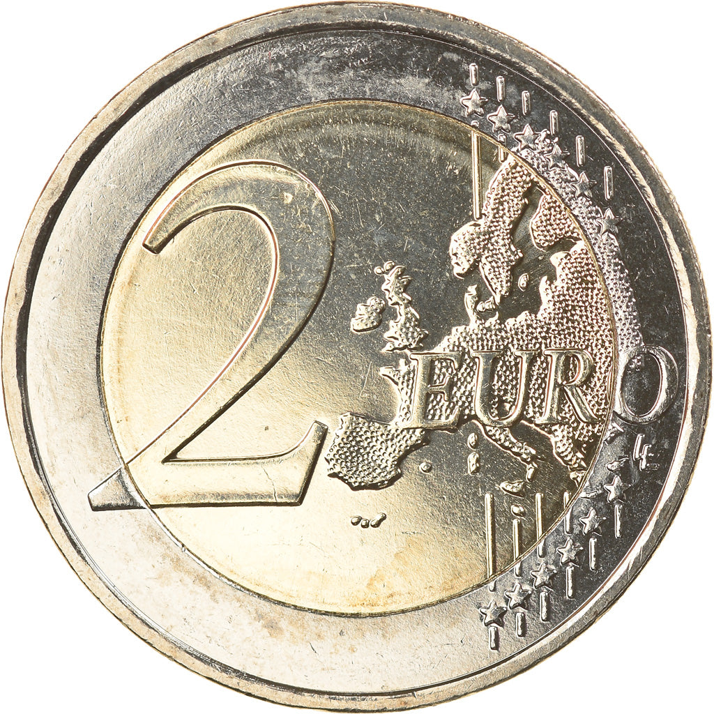 Greece, 2 Euro, Andreas Calvos, 2019, MS(63), Bi-Metallic