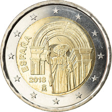 España, 2 Euro, Old Town of Santiago de Compostela, 2018, SC, Bimetálico
