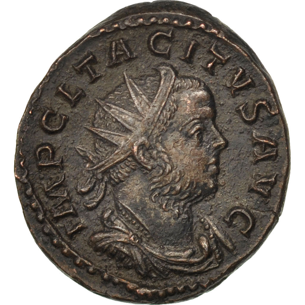 Tacitus, Antoninianus, Lyons, AU(55-58), Billon, RIC #57, 3.91
