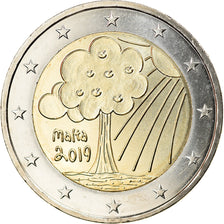 Malta, 2 Euro, Nature and Environment, 2019, MS(63), Bi-Metallic