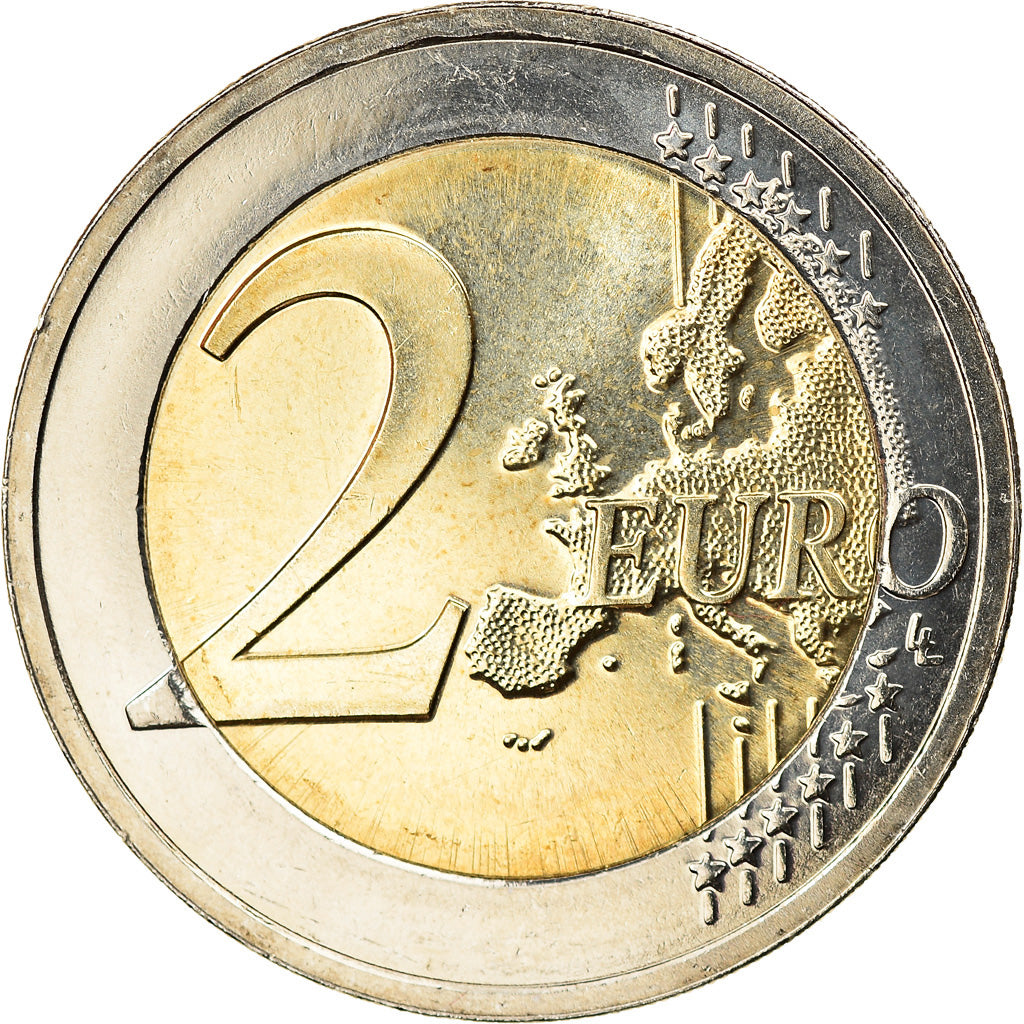 Lithuania, 2 Euro, Song and Dance Celebration, 2018, MS(63), Bi-Metallic