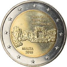 Malta, 2 Euro, TA’ HAGRAT Temples, 2019, SPL, Bi-metallico