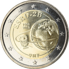 Belgio, 2 Euro, ESRO-2B, 2018, SPL, Bi-metallico