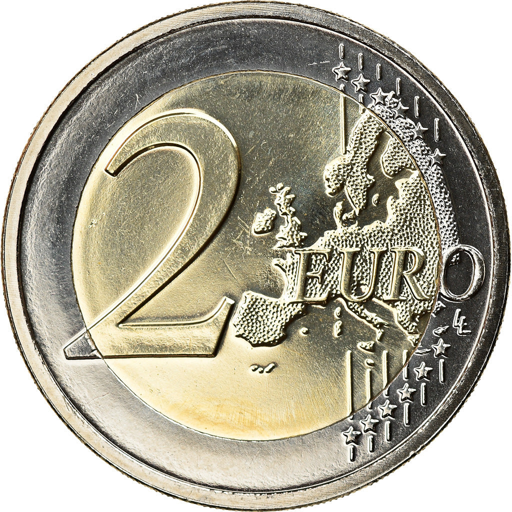 Belgio, 2 Euro, ESRO-2B, 2018, SPL, Bi-metallico