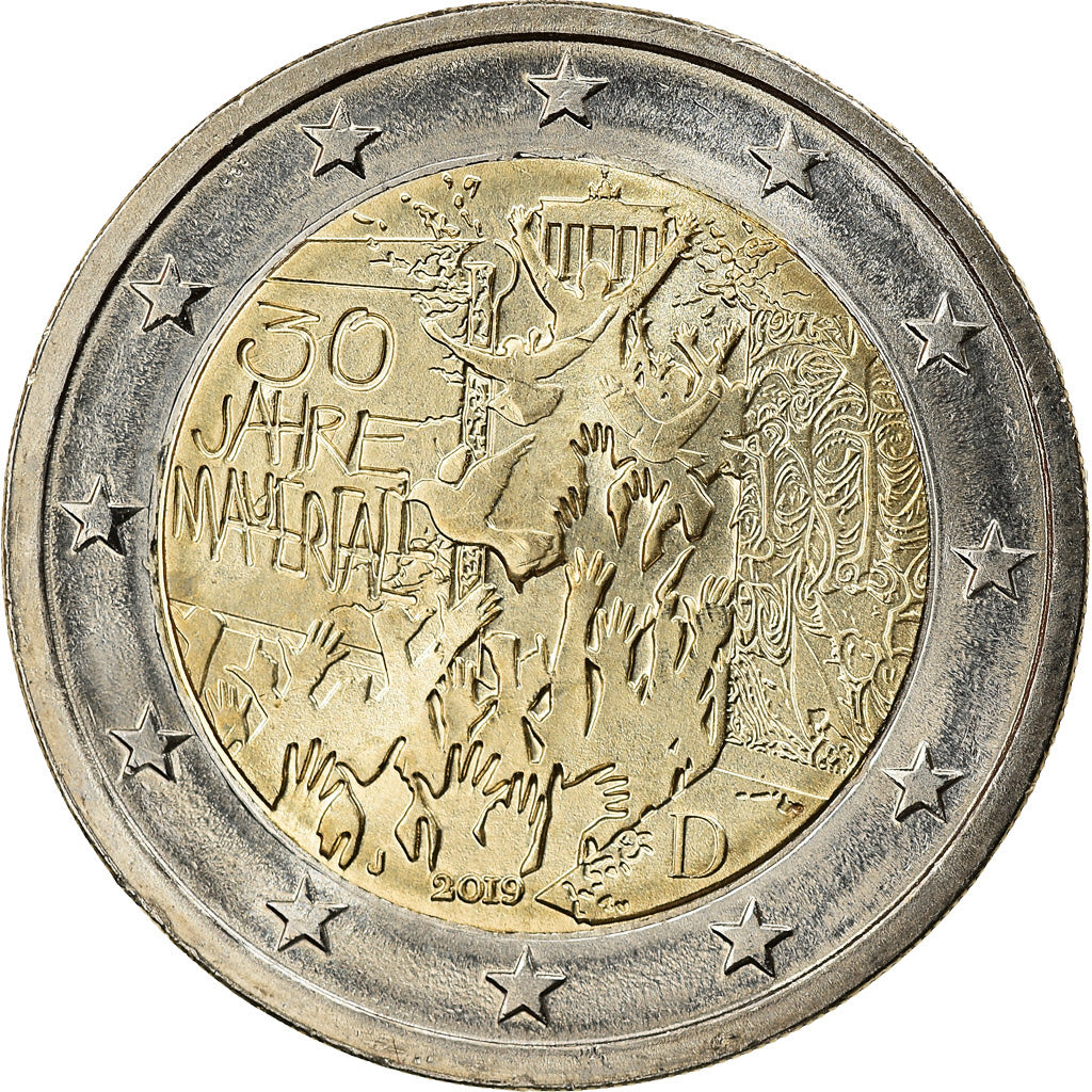 Allemagne, 2 Euro, Berlin, 2018, Munich, SPL, Bi-Metallic