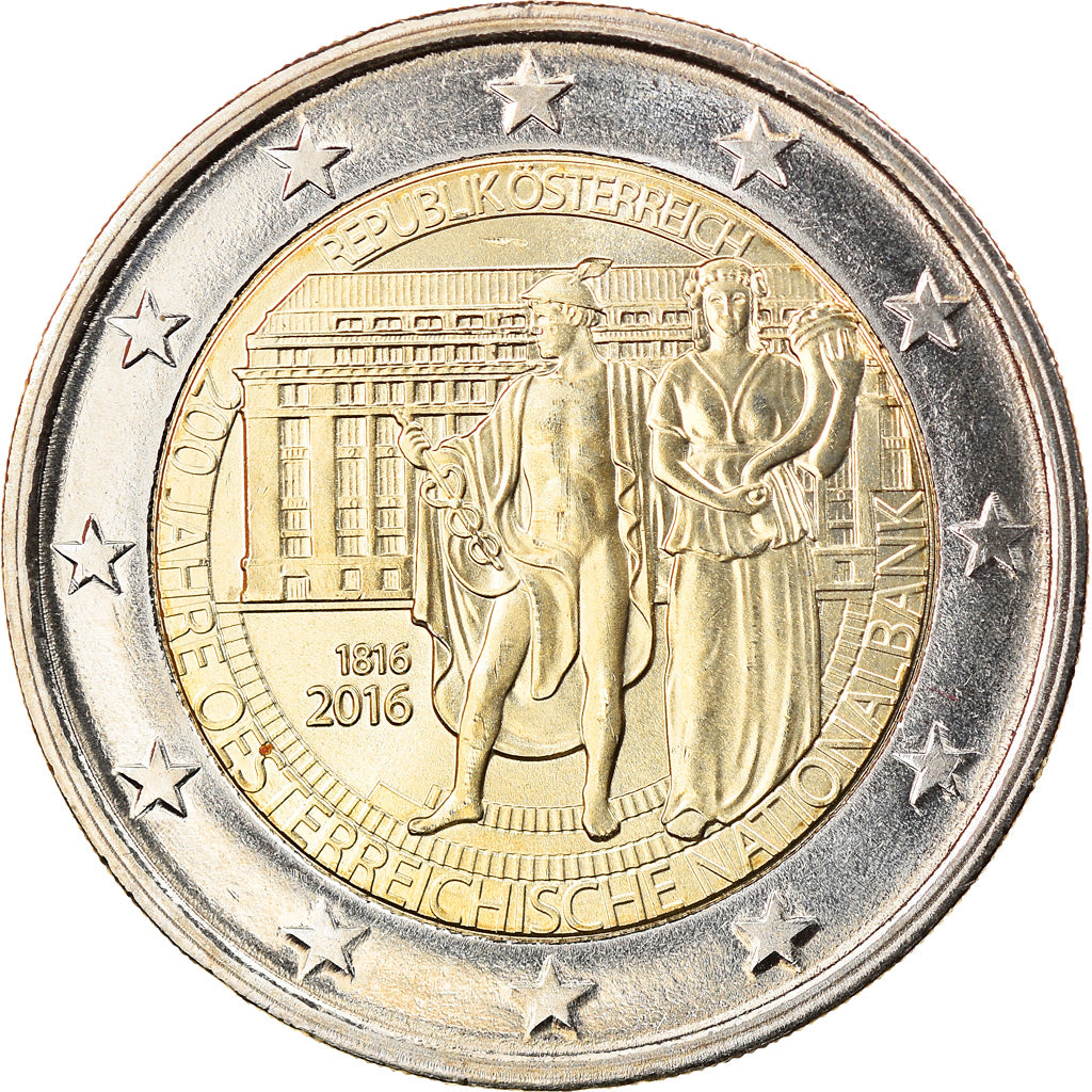 Autriche, 2 Euro, Anniversary of the National Bank, 2018, SPL, Bi-Metallic