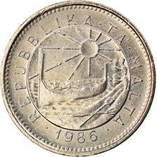 Coin, Malta, 5 Cents, 1986, MS(63), Copper-nickel, KM:77