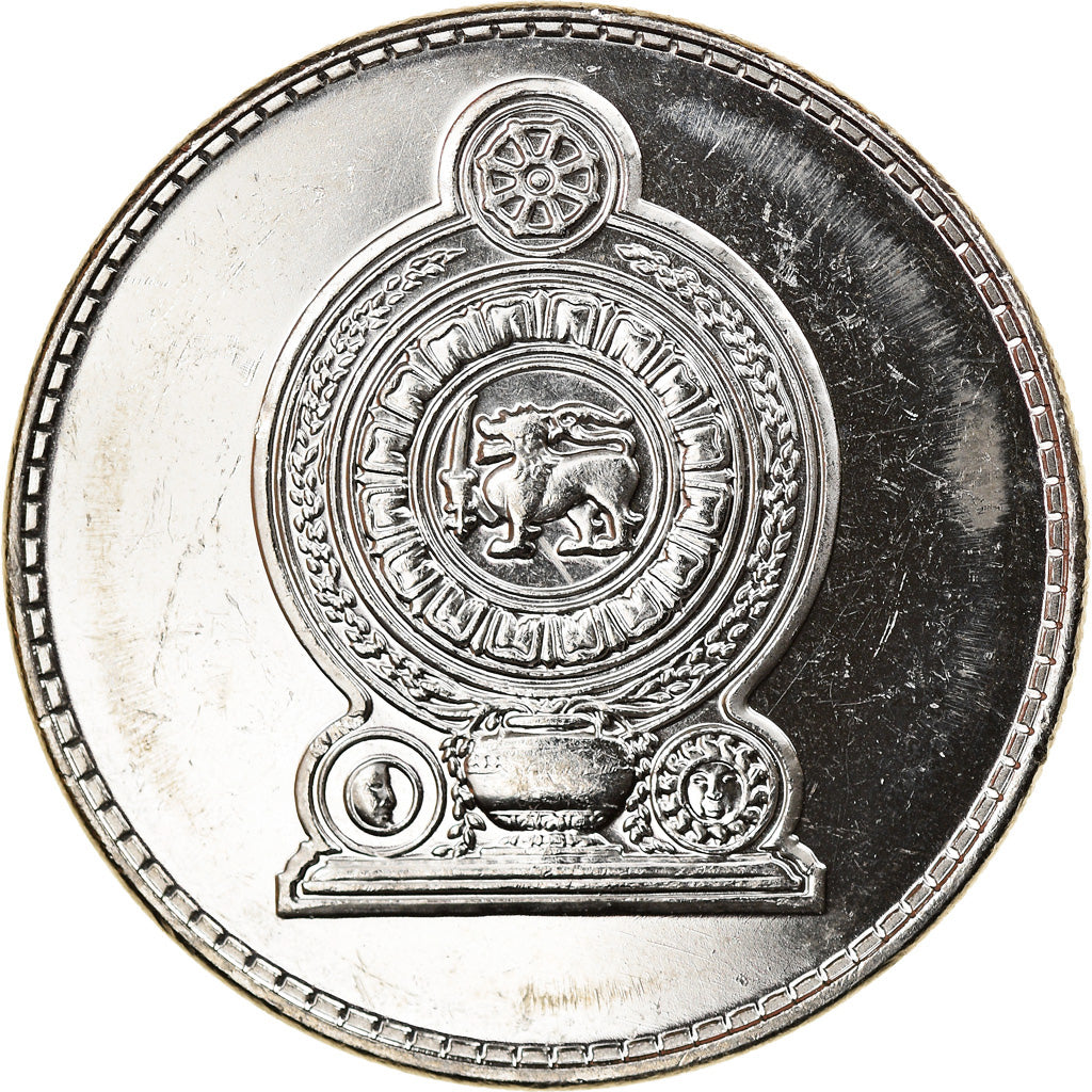 Coin, Sri Lanka, Rupee, 2004, MS(63), Nickel Clad Steel, KM:136a