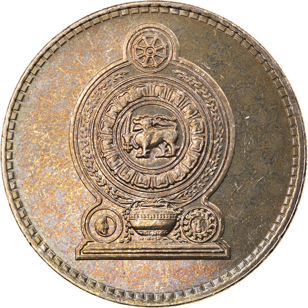 Coin, Sri Lanka, 2 Rupees, 2004, MS(63), Copper-nickel, KM:147