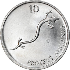 Coin, Slovenia, 10 Stotinov, 1993, MS(65-70), Aluminum, KM:7