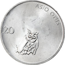 Coin, Slovenia, 20 Stotinov, 1993, MS(63), Aluminum, KM:8