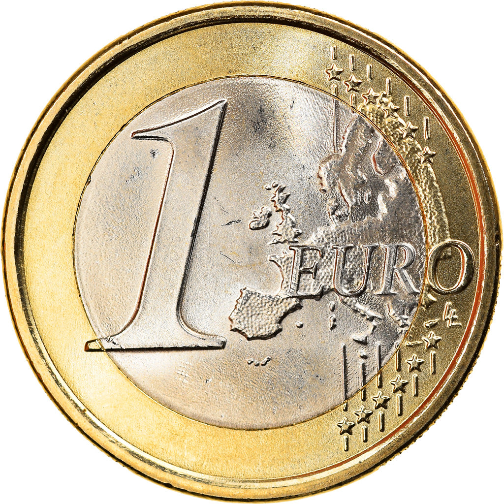 San Marino, 1 Euro, 2nd map, 2019, SPL, Bi-metallico