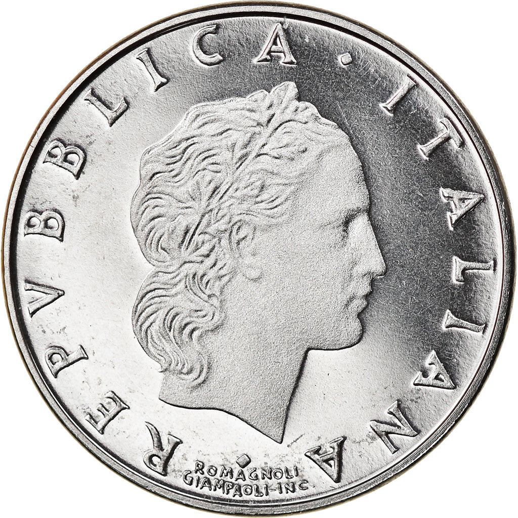 Coin, Italy, 50 Lire, 1990, Rome, Proof, MS(65-70), Copper-nickel, KM:183