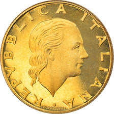 Coin, Italy, 200 Lire, 1994, Rome, Proof, MS(65-70), Aluminum-Bronze, KM:164
