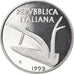 Coin, Italy, 10 Lire, 1993, Rome, Proof, MS(65-70), Aluminum, KM:93