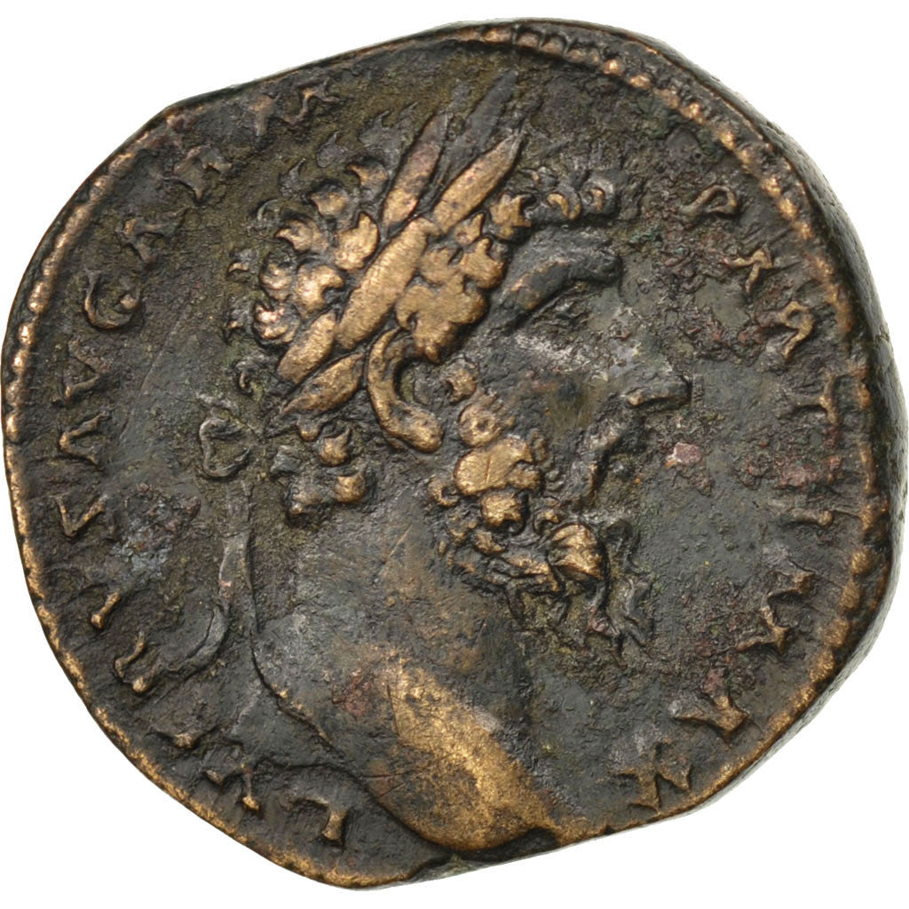 Coin, Lucius Verus, Sestertius, Rome, EF(40-45), Bronze, RIC:1466