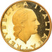 Coin, Italy, 200 Lire, 1999, Rome, Proof, MS(65-70), Aluminum-Bronze, KM:218