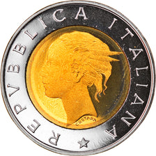 Coin, Italy, 500 Lire, 1994, Rome, Proof, MS(65-70), Bi-Metallic, KM:167