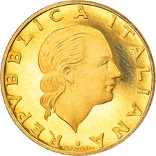 Coin, Italy, 200 Lire, 1992, Rome, Proof, MS(65-70), Aluminum-Bronze, KM:151
