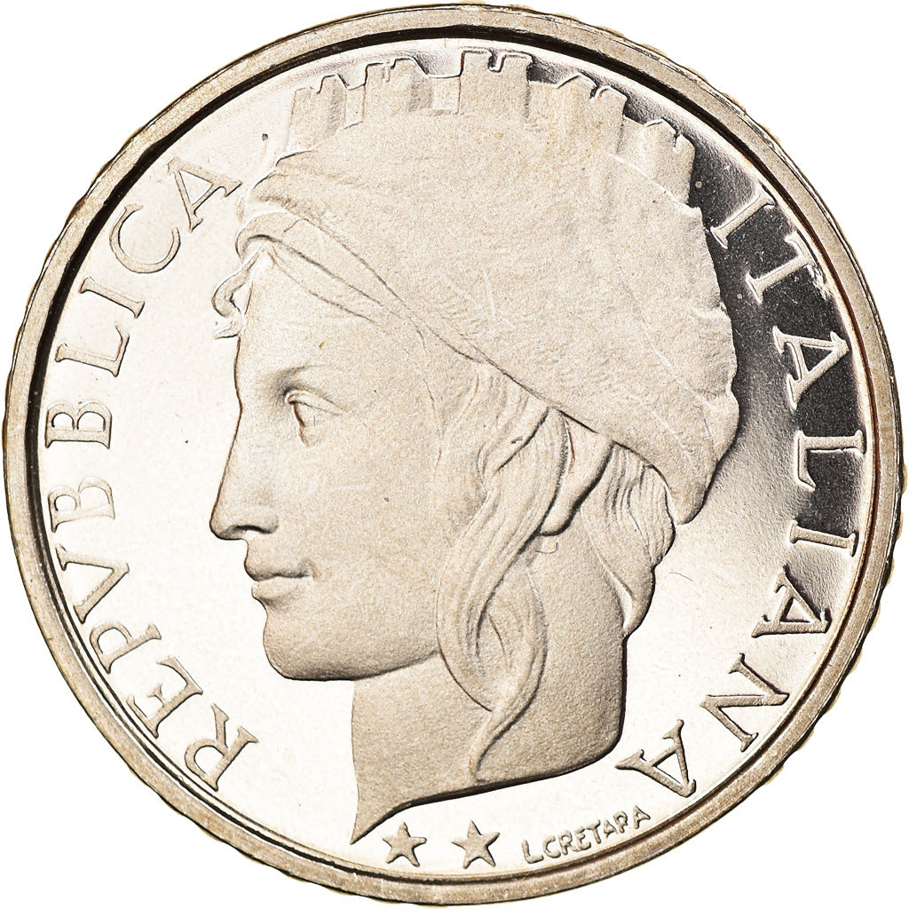 Coin, Italy, 100 Lire, 1995, Rome, Proof, MS(65-70), Copper-nickel, KM:180