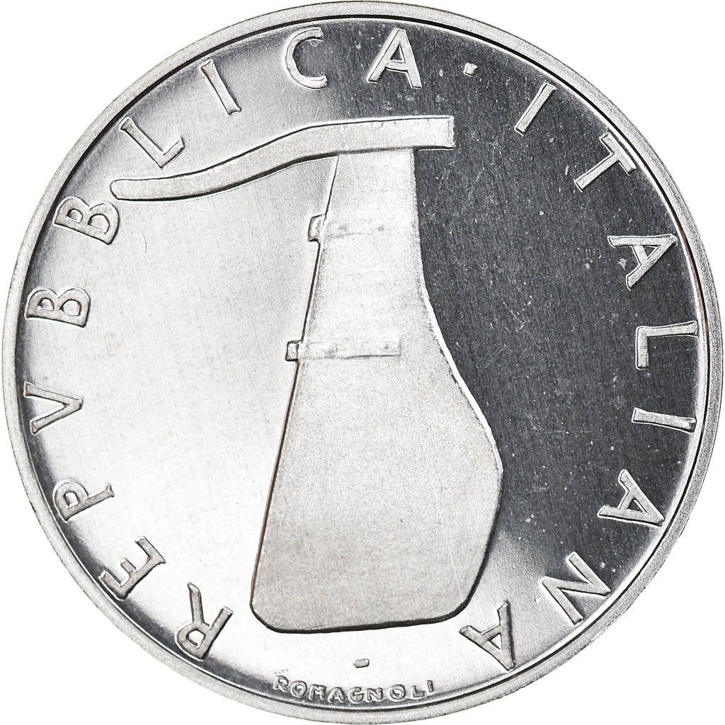 Coin, Italy, 5 Lire, 2000, Rome, Proof, MS(65-70), Aluminum, KM:92