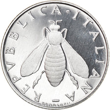 Coin, Italy, 2 Lire, 1996, Rome, Proof, MS(65-70), Aluminum, KM:94