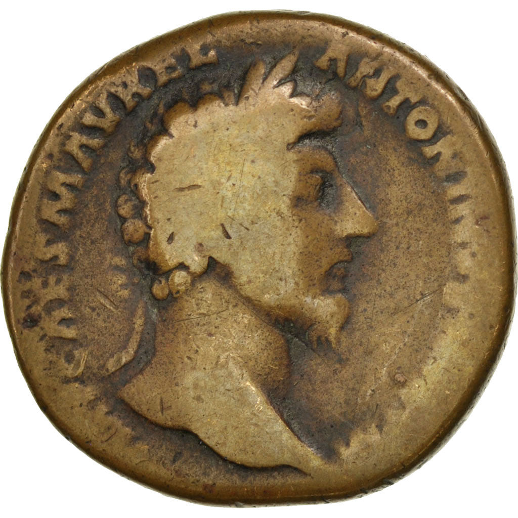 Marcus Aurelius, Sestertius, Rome, F(12-15), Bronze, RIC #823, 22.43