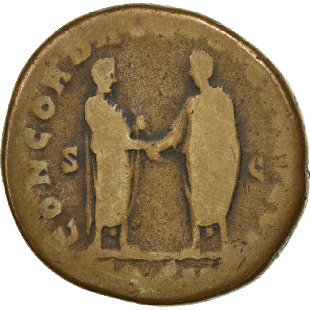 Marcus Aurelius, Sestertius, Rome, F(12-15), Bronze, RIC #823, 22.43