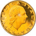 Coin, Italy, 200 Lire, 1995, Rome, Proof, MS(65-70), Aluminum-Bronze, KM:105