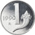 Coin, Italy, Lira, 1990, Rome, Proof, MS(65-70), Aluminum, KM:91