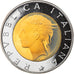 Coin, Italy, 500 Lire, 1995, Rome, Proof, MS(65-70), Bi-Metallic, KM:111