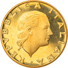 Coin, Italy, 200 Lire, 2000, Rome, Proof, MS(65-70), Aluminum-Bronze, KM:105