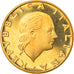 Coin, Italy, 200 Lire, 2000, Rome, Proof, MS(65-70), Aluminum-Bronze, KM:105