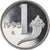Coin, Italy, Lira, 1995, Rome, Proof, MS(65-70), Aluminum, KM:91