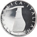 Münze, Italien, 5 Lire, 1991, Rome, Proof, STGL, Aluminium, KM:92
