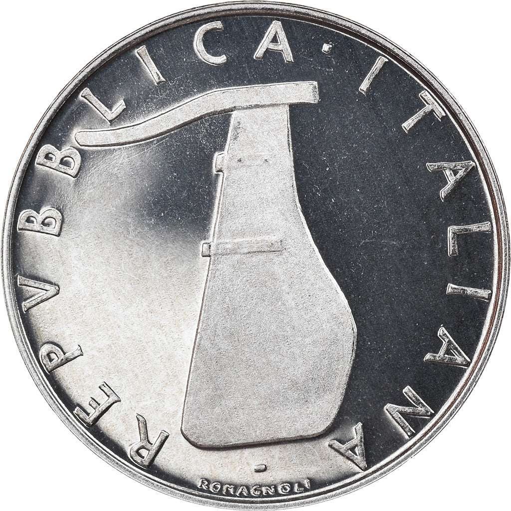 Coin, Italy, 5 Lire, 1998, Rome, Proof, MS(65-70), Aluminum, KM:92