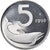 Coin, Italy, 5 Lire, 1998, Rome, Proof, MS(65-70), Aluminum, KM:92