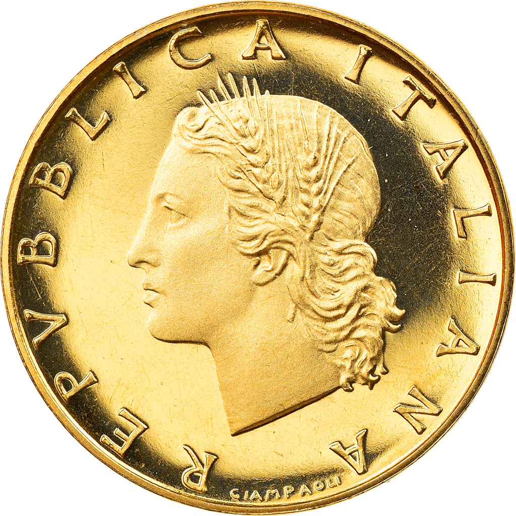 Coin, Italy, 20 Lire, 1999, Rome, Proof, MS(65-70), Aluminum-Bronze, KM:97.2